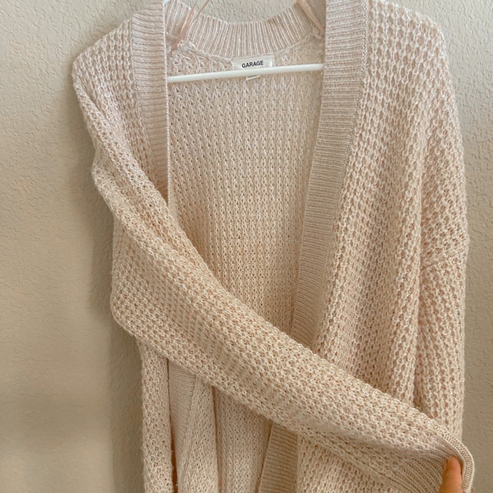 Garage-Boyfriend Knit Cardigan Beige (XS/S)